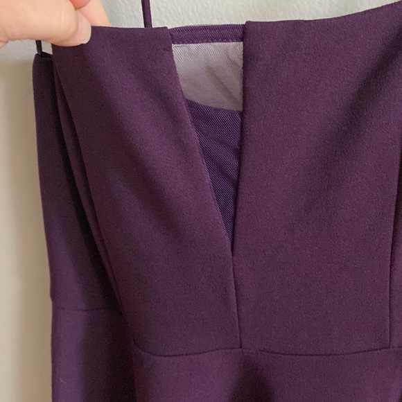NWT Lulu’s M Purple Mesh Cutout Mini Dress - Picture 4 of 7